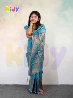 বেবি রেডি কাতান শাড়ি( code 20)